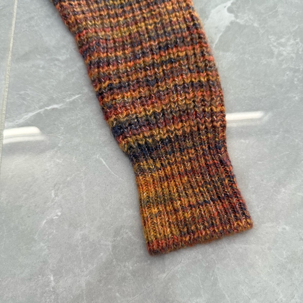 Women’s Urban Outfitters Space-Dyed Colorful Knit Turtleneck Sweater Size XS - Picture 10 of 16
